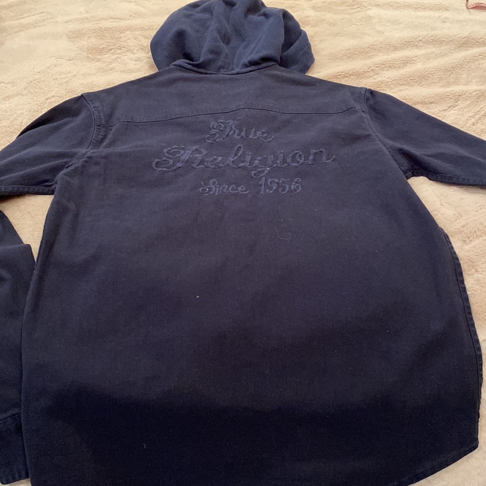 True Religion hooded Shirt Jacket
